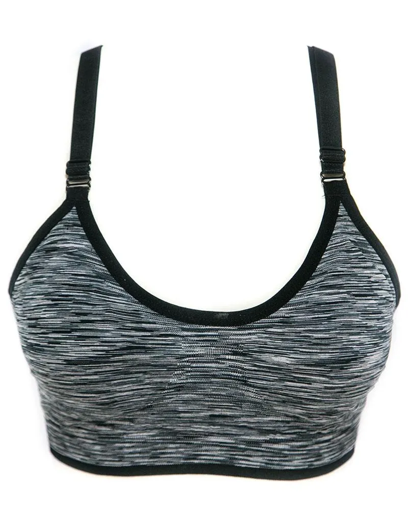 Pack of 2 - Sports & Jim Non Padded Bra For Ladies - Ladies Sports Bra