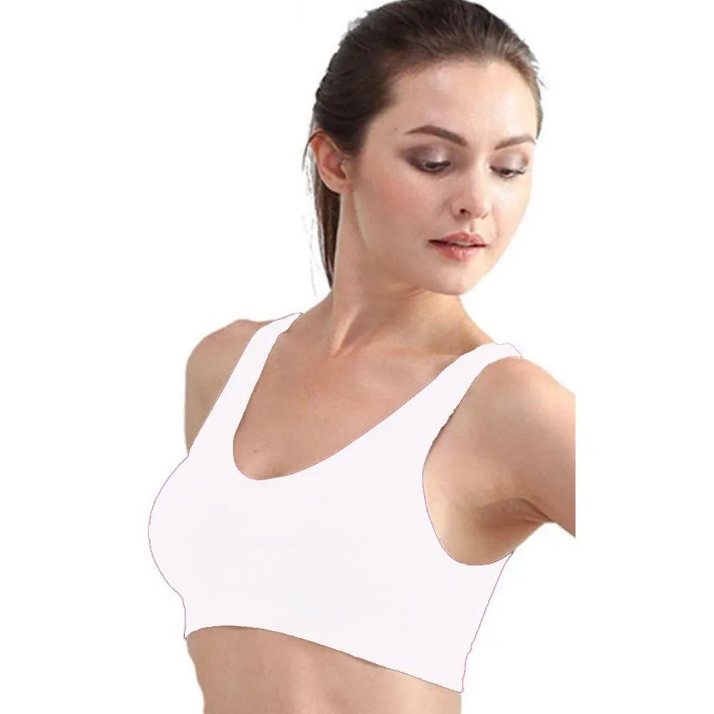 Pack of 3 Air Bra in Pakistan - Mix Colours - Non Wired & Single Padded - 2B-122