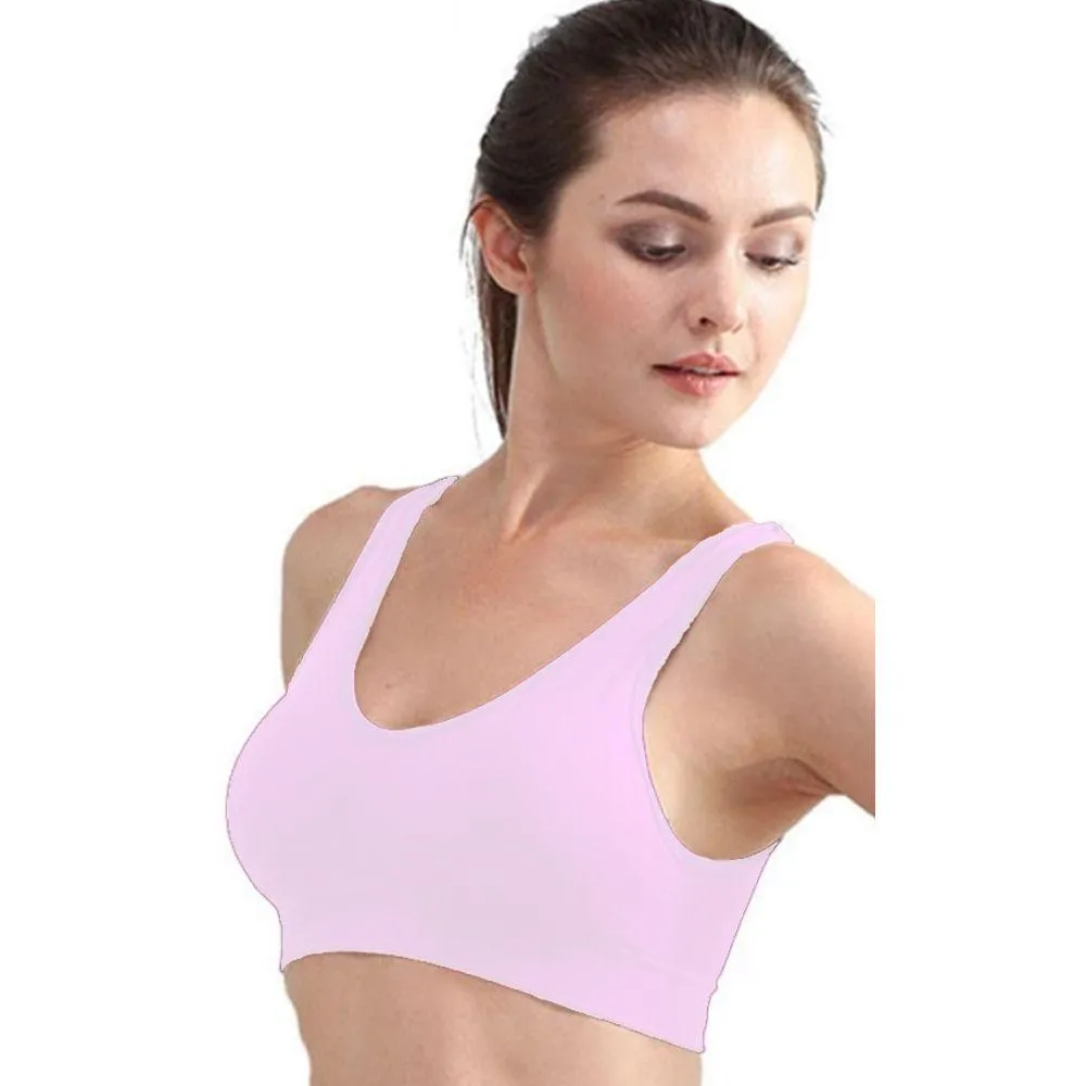 Pack of 3 Air Bra in Pakistan - Mix Colours - Non Wired & Single Padded - 2B-122