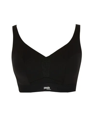 Panache Ultra Perform Wired Non Padded Sports Bra Black