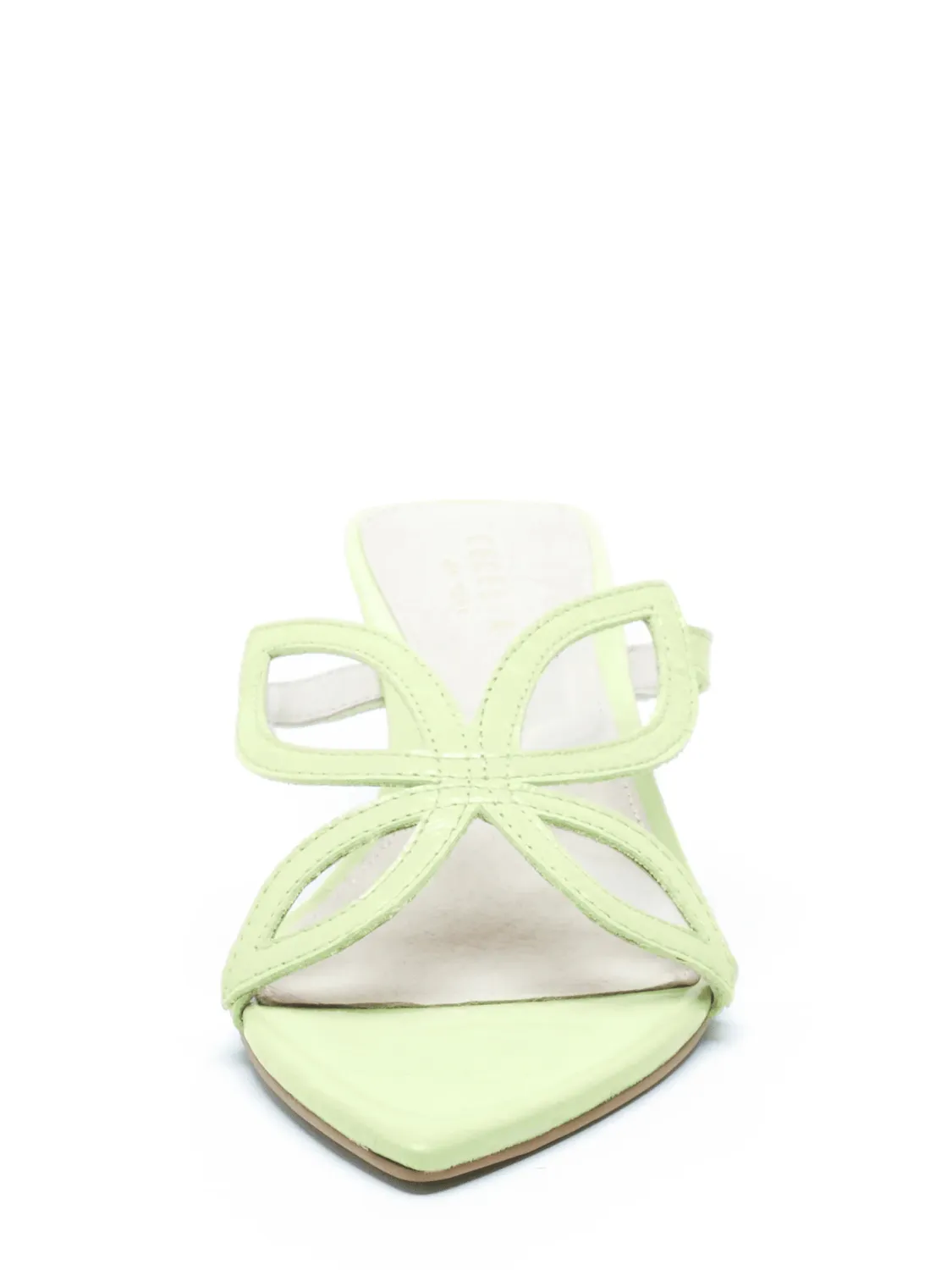 Patricia Lime Flower Heel