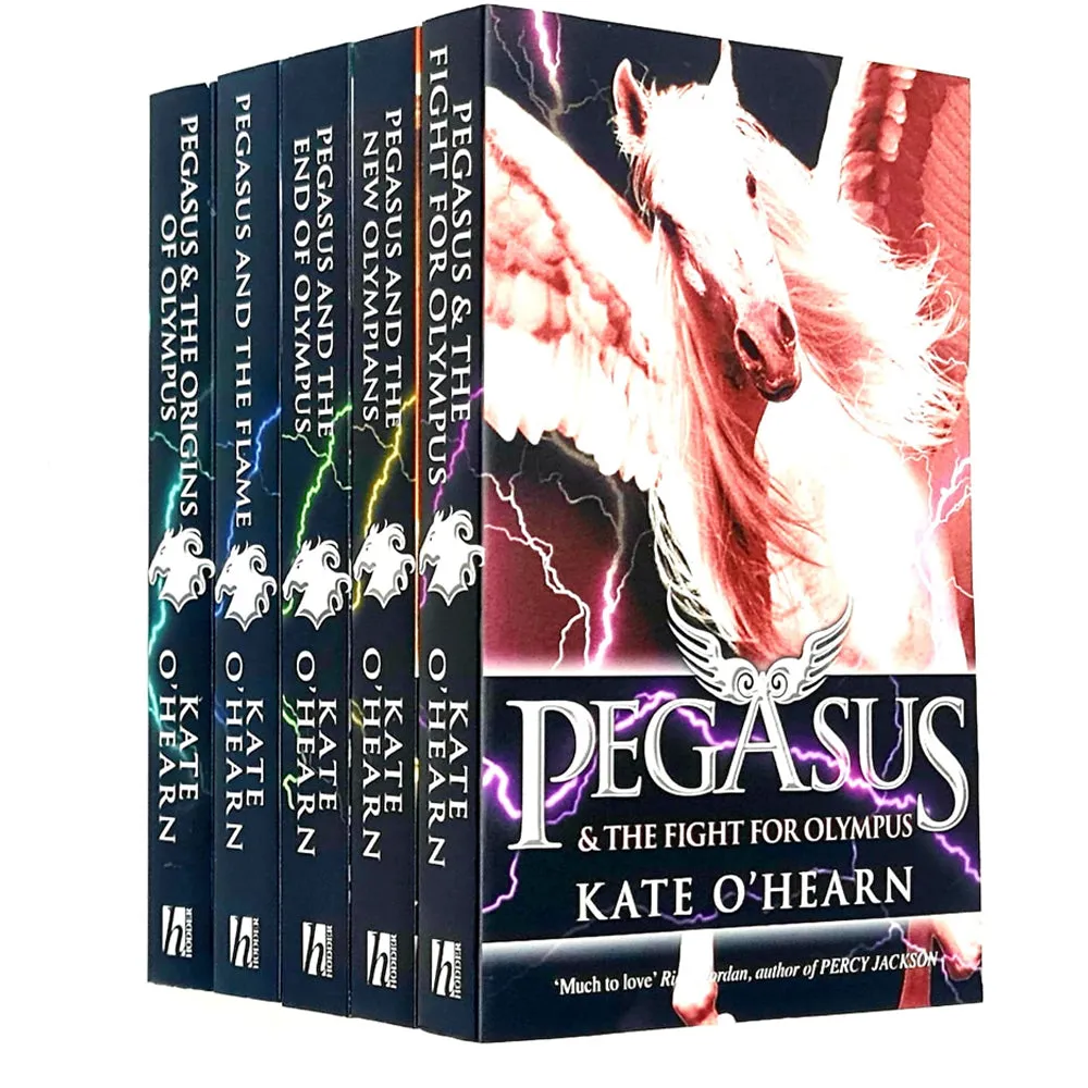 Pegasus Series 5 Books Collection Set by Kate O'Hearn Pack Fight for Olympus