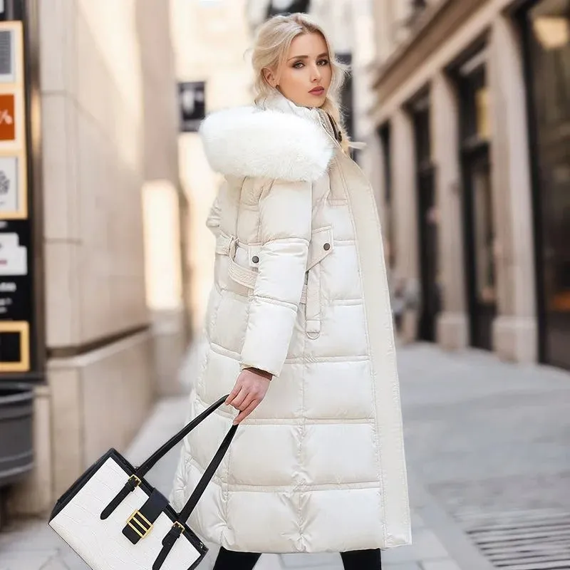 Poppy™ | Luxurious winter parka with fur hood