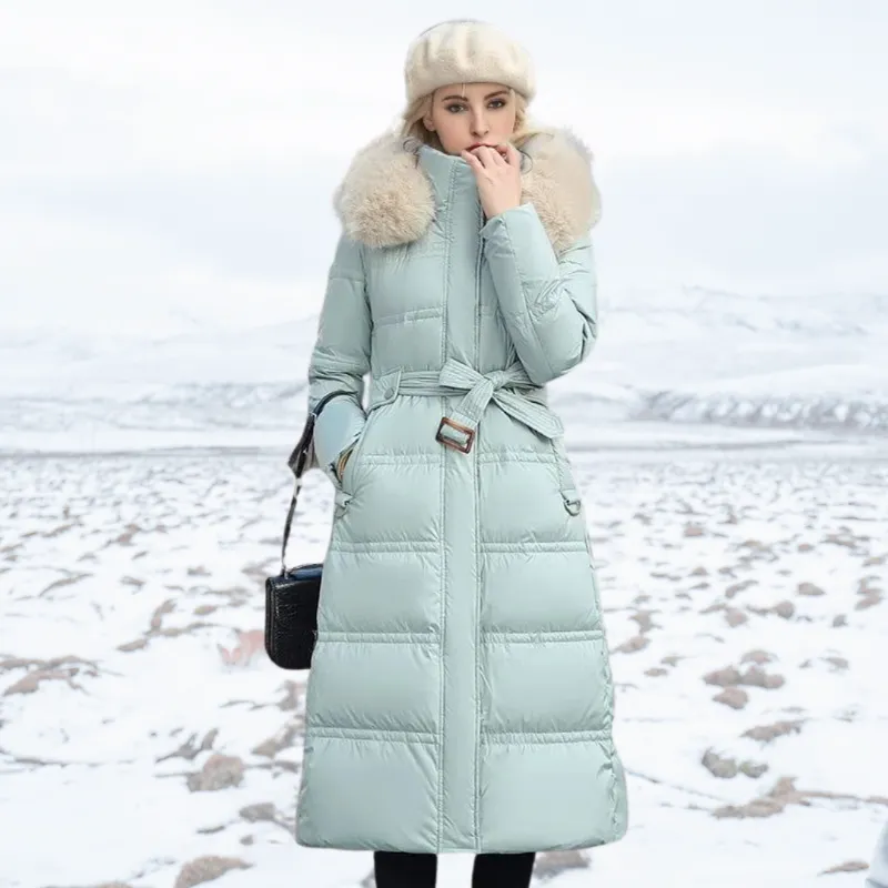 Poppy™ | Luxurious winter parka with fur hood