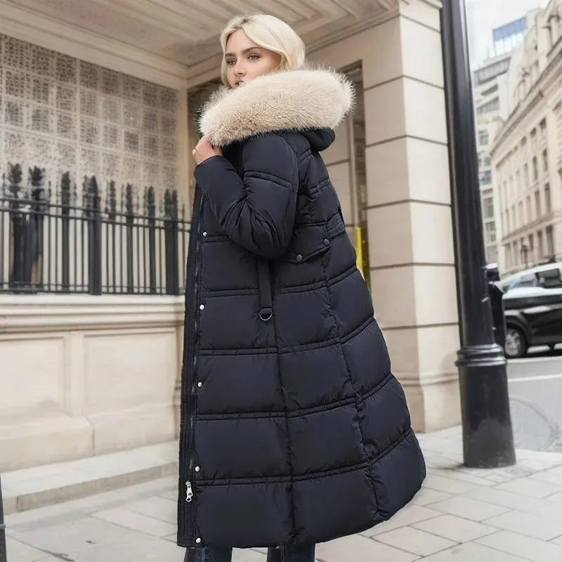 Poppy™ | Luxurious winter parka with fur hood