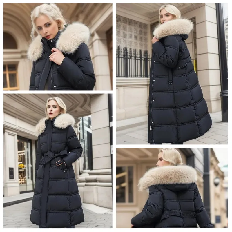 Poppy™ | Luxurious winter parka with fur hood