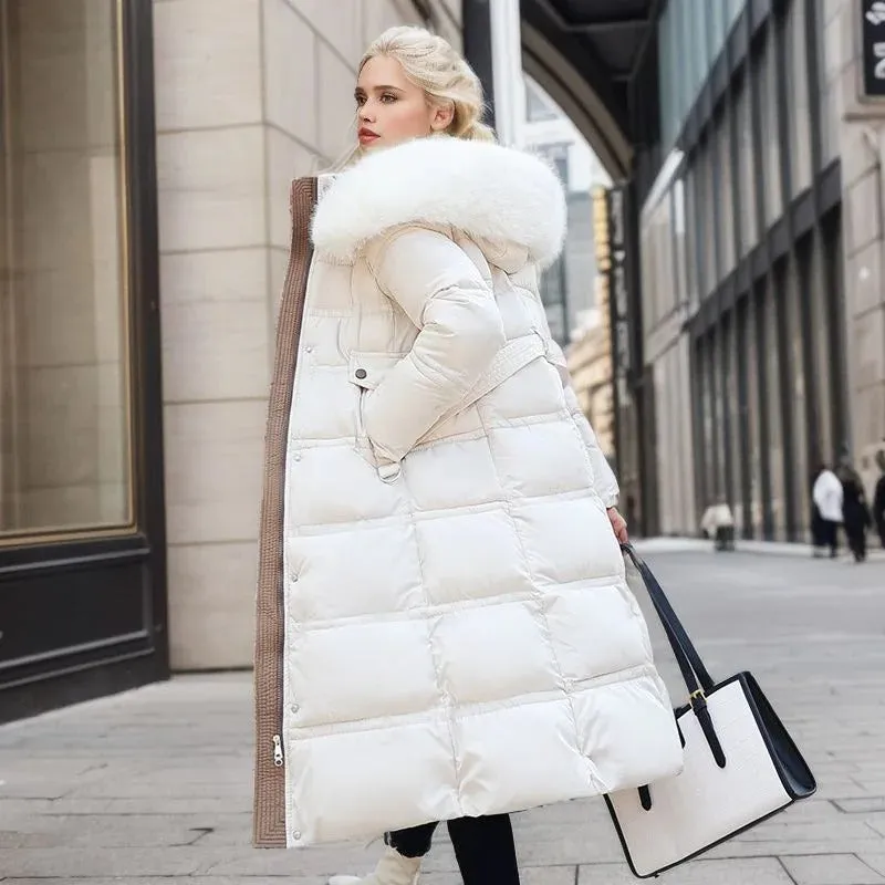 Poppy™ | Luxurious winter parka with fur hood