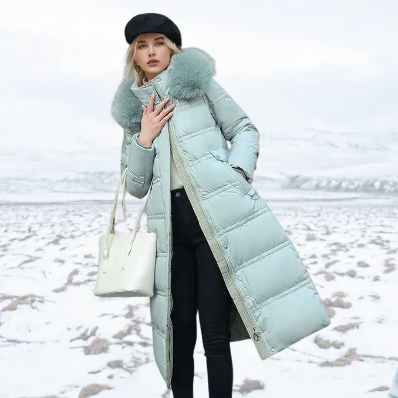 Poppy™ | Luxurious winter parka with fur hood