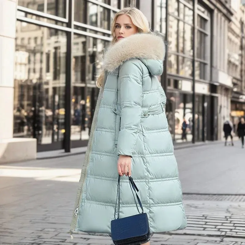 Poppy™ | Luxurious winter parka with fur hood