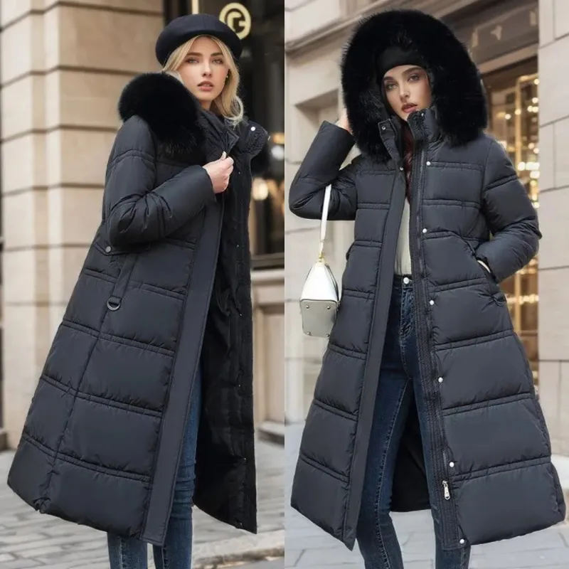 Poppy™ | Luxurious winter parka with fur hood