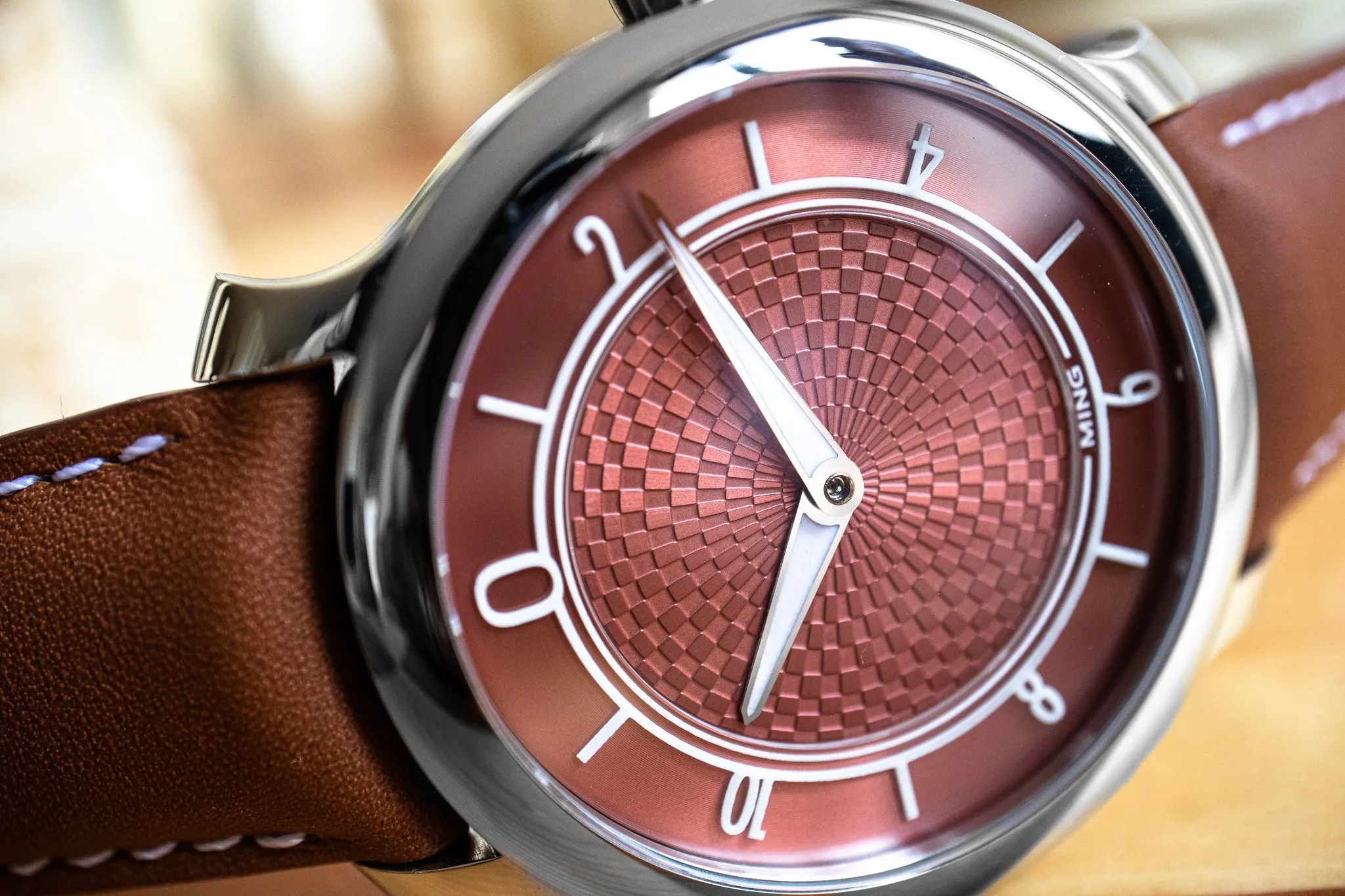 Pre-Owned Ming 17.06 Copper Dial