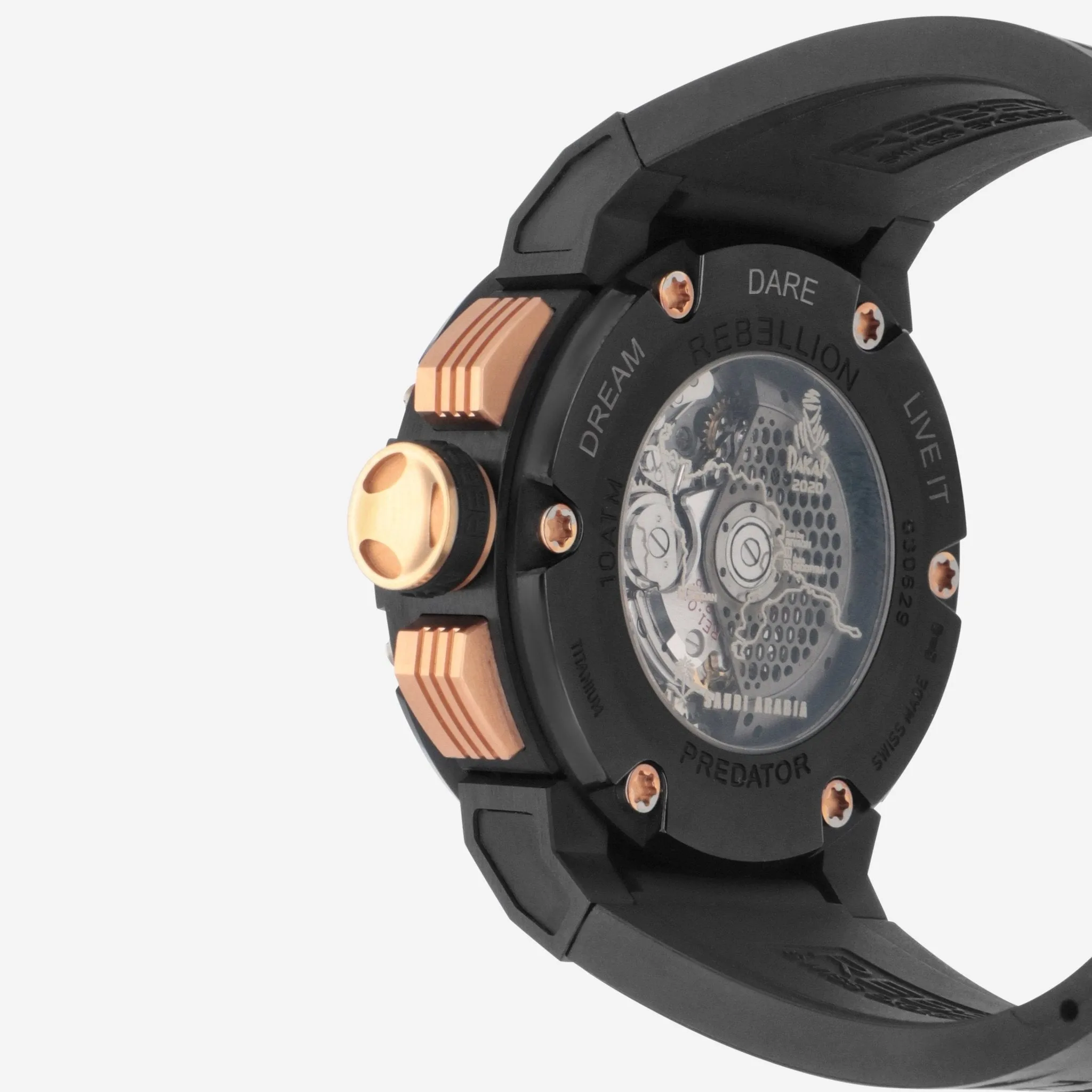 Rebellion Predator Dakar 2020 Titanium Automatic Men's Watch RB.PR.CH.TB.DAK20