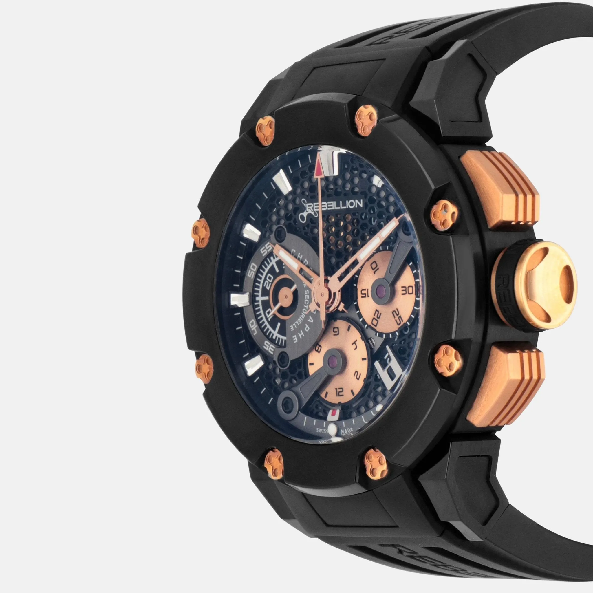 Rebellion Predator Dakar 2020 Titanium Automatic Men's Watch RB.PR.CH.TB.DAK20