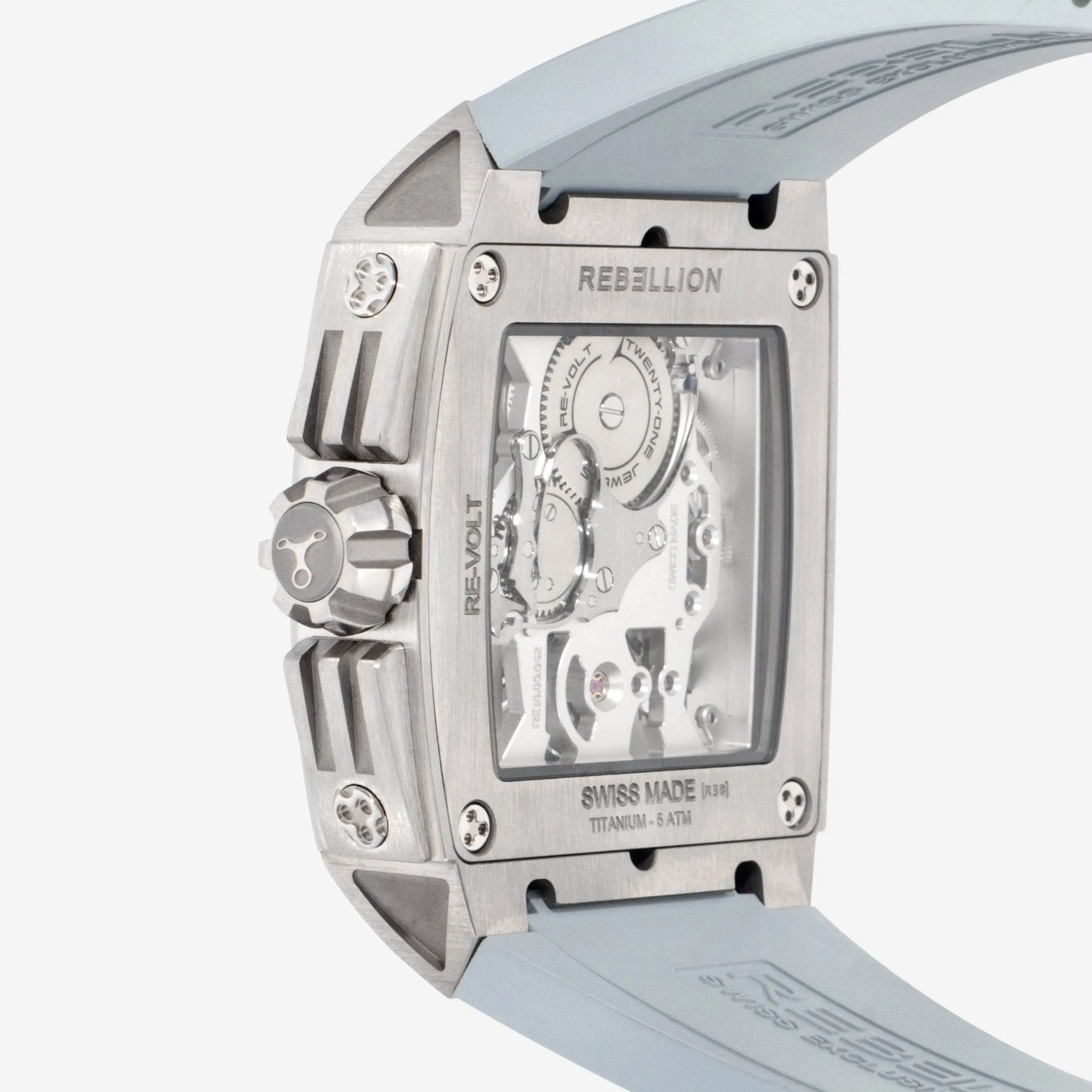Rebellion Re-Volt 2H Tour Auto 2019 Titanium Manual Wind Men's Watch RB.REV.2H.TI.TAU19