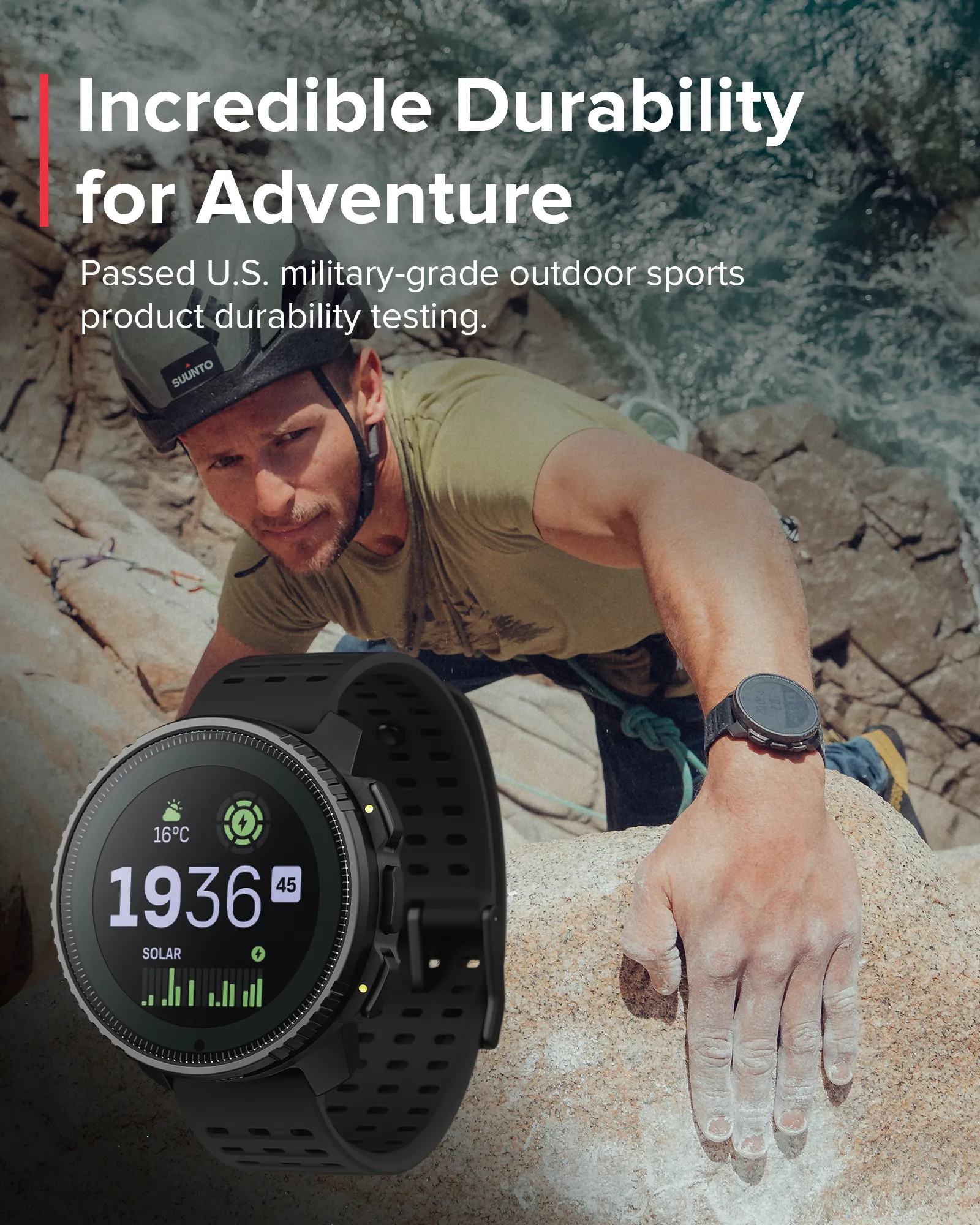 Refurbished Suunto Vertical  Solar All Black