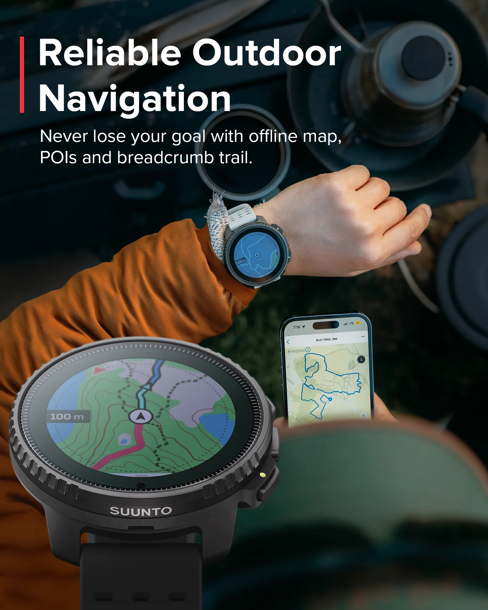 Refurbished Suunto Vertical  Solar All Black