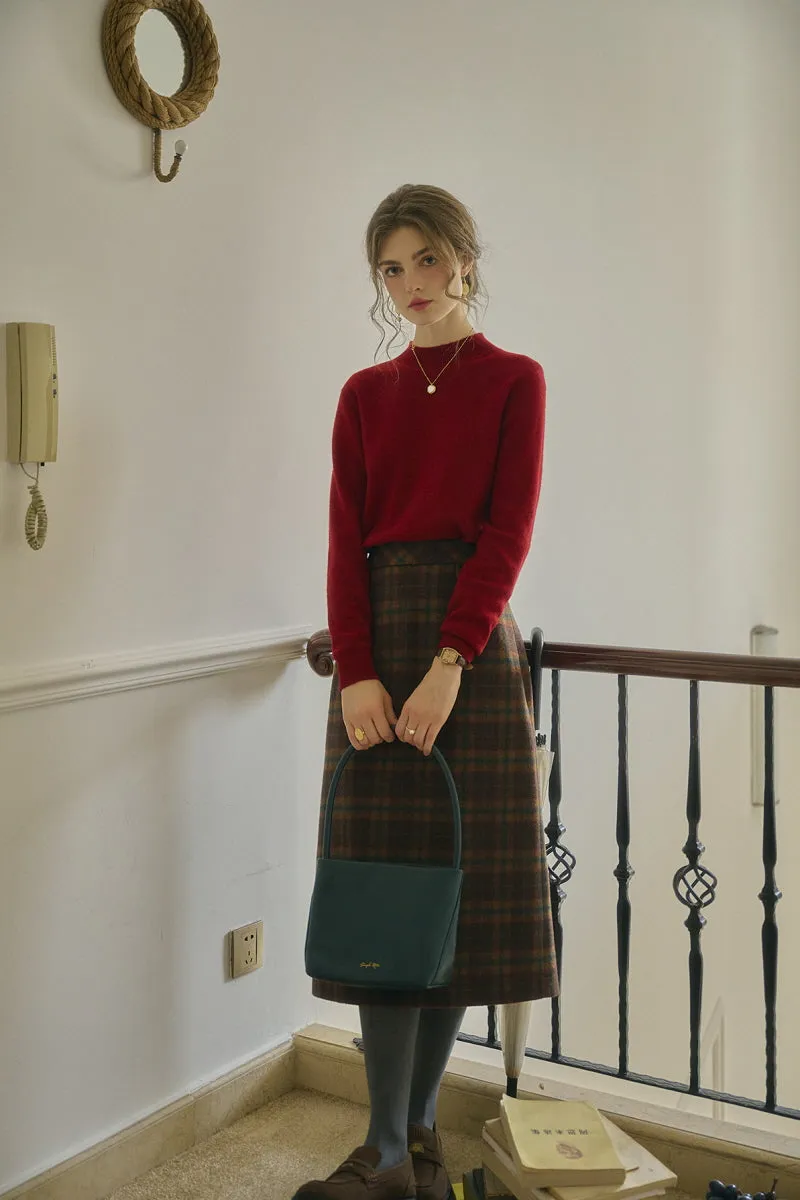 Retro Check Blazer / Skirt