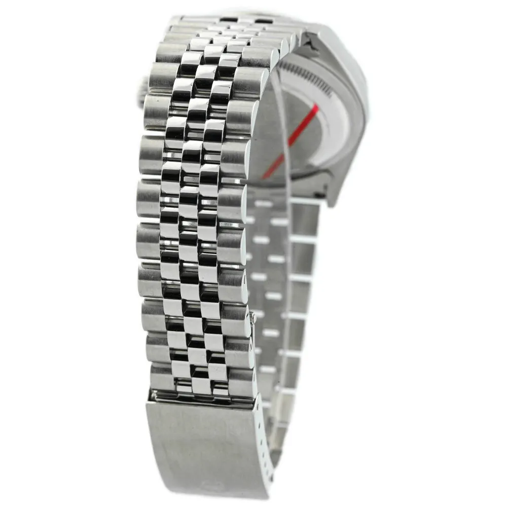 Rolex Unisex Datejust Stainless Steel 36mm Rose Diamond Dot Dial Watch Reference #: 16234