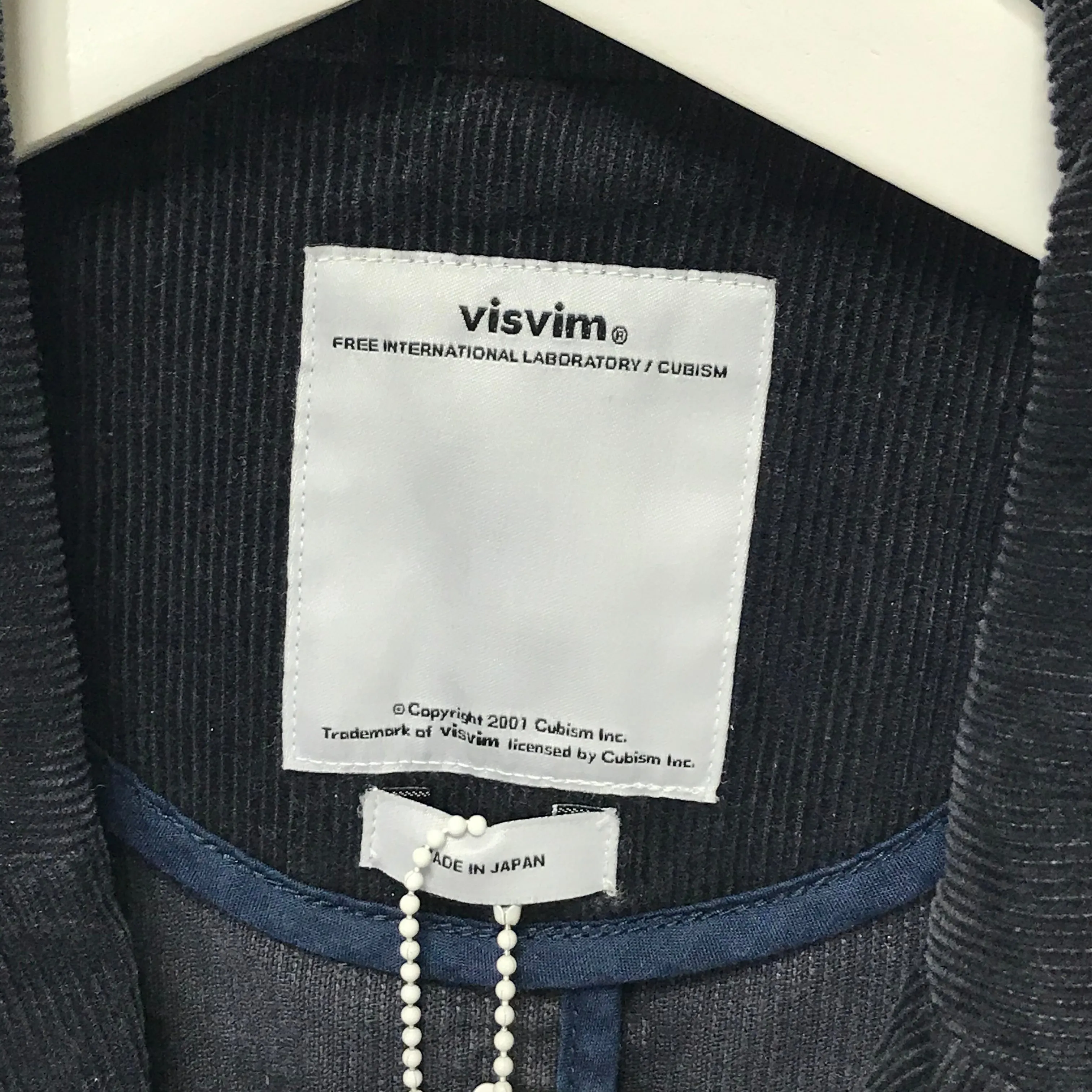 [S] Visvim 12AW Academia Blazer Corduroy Navy