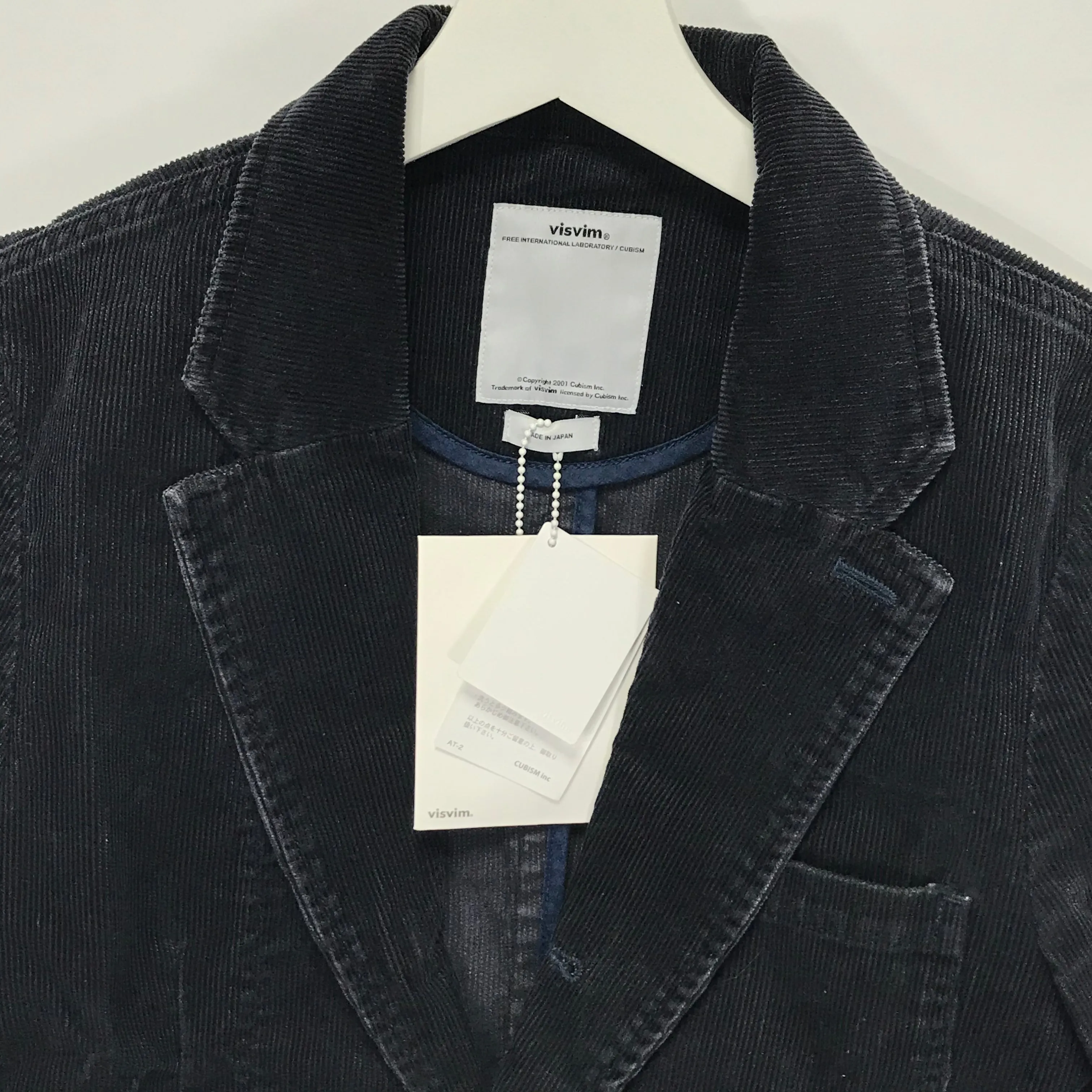 [S] Visvim 12AW Academia Blazer Corduroy Navy