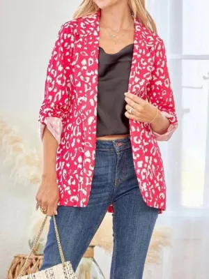 Savvy Blazer: Hot Pink