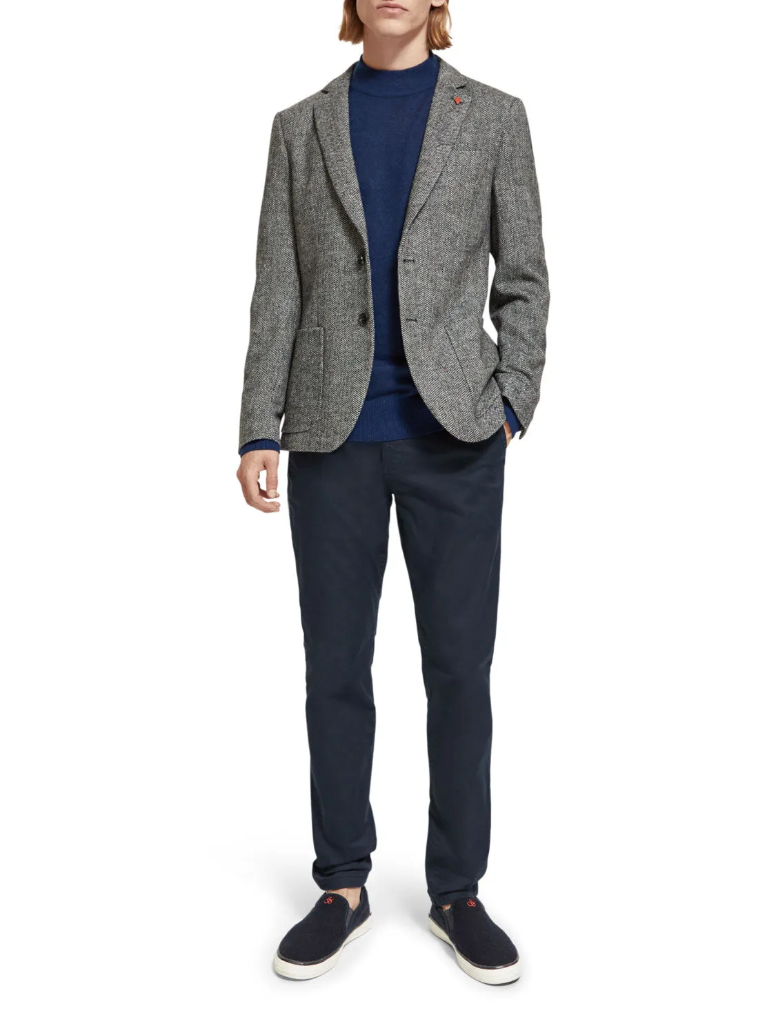 SCOTCH & SODA HERRINGBONE TWEED BLAZER 174452