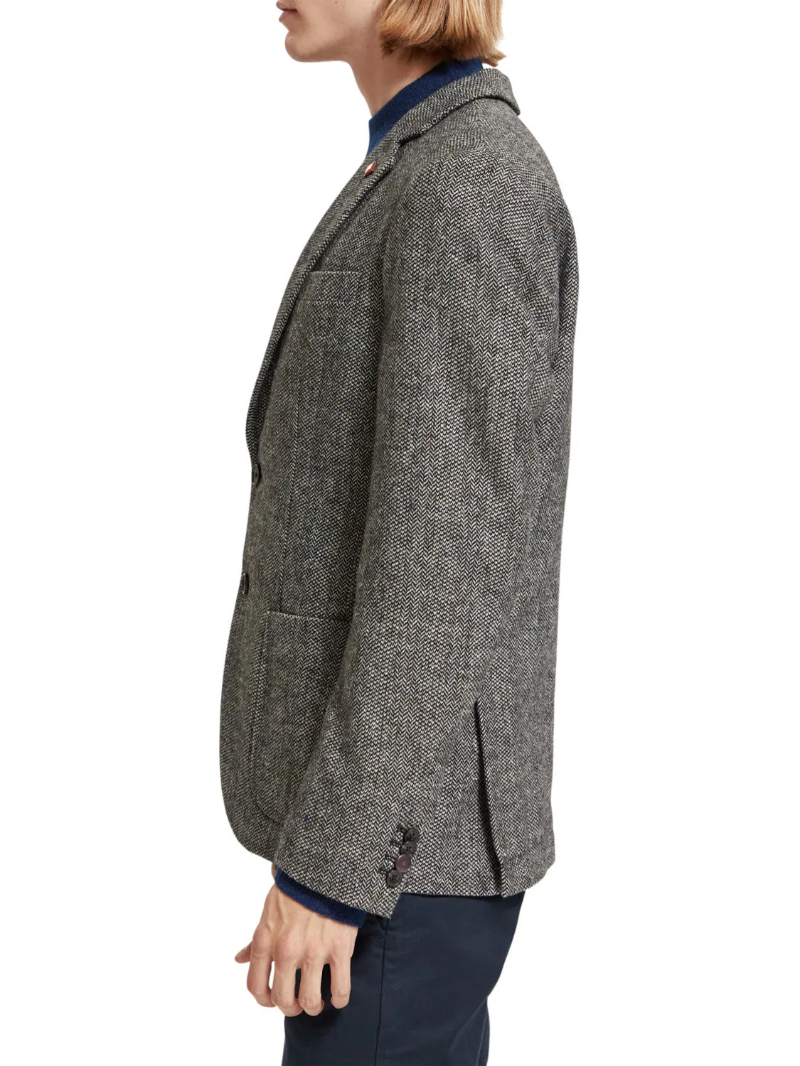 SCOTCH & SODA HERRINGBONE TWEED BLAZER 174452