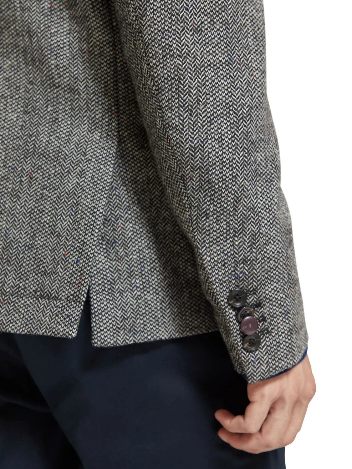 SCOTCH & SODA HERRINGBONE TWEED BLAZER 174452