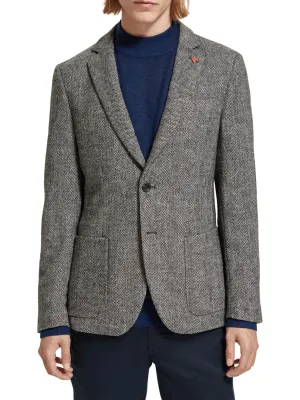 SCOTCH & SODA HERRINGBONE TWEED BLAZER 174452