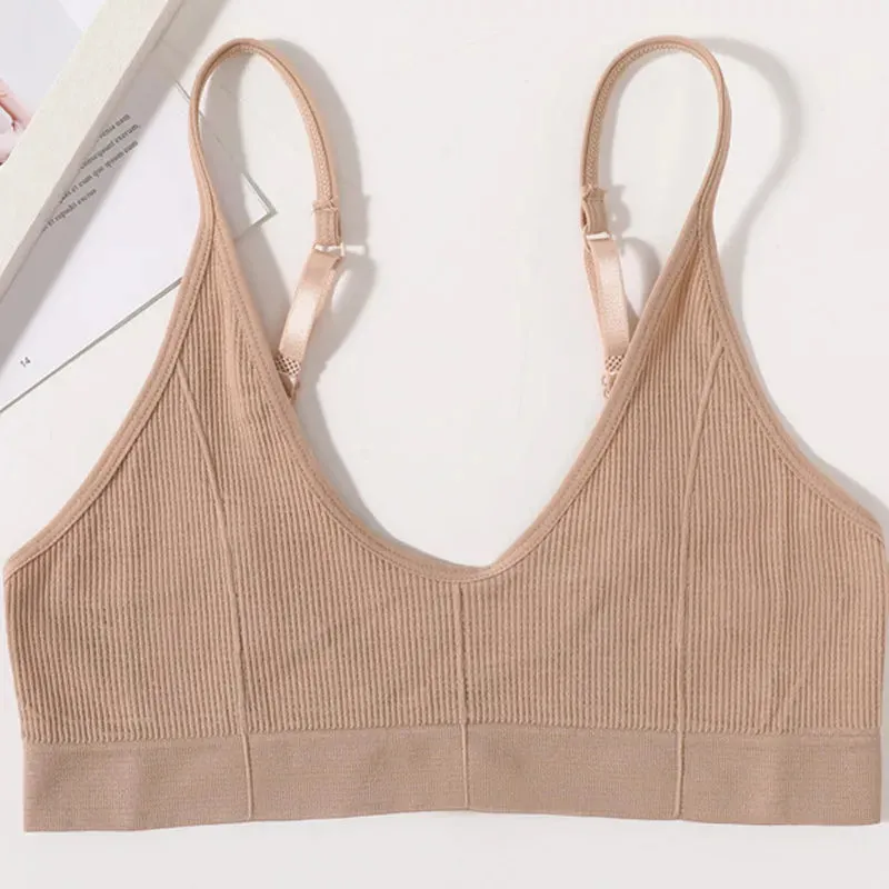 Seamless Bras for Women - U Back Crop Top, Unlined Bralette, Sports & Sexy Lingerie