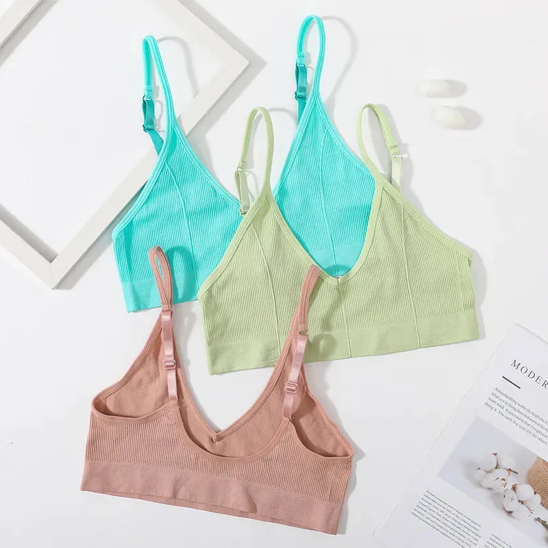 Seamless Bras for Women - U Back Crop Top, Unlined Bralette, Sports & Sexy Lingerie