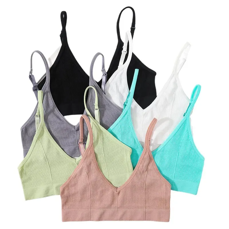 Seamless Bras for Women - U Back Crop Top, Unlined Bralette, Sports & Sexy Lingerie