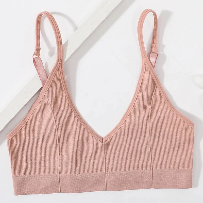 Seamless Bras for Women - U Back Crop Top, Unlined Bralette, Sports & Sexy Lingerie