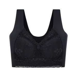 Seamless thin sports bra