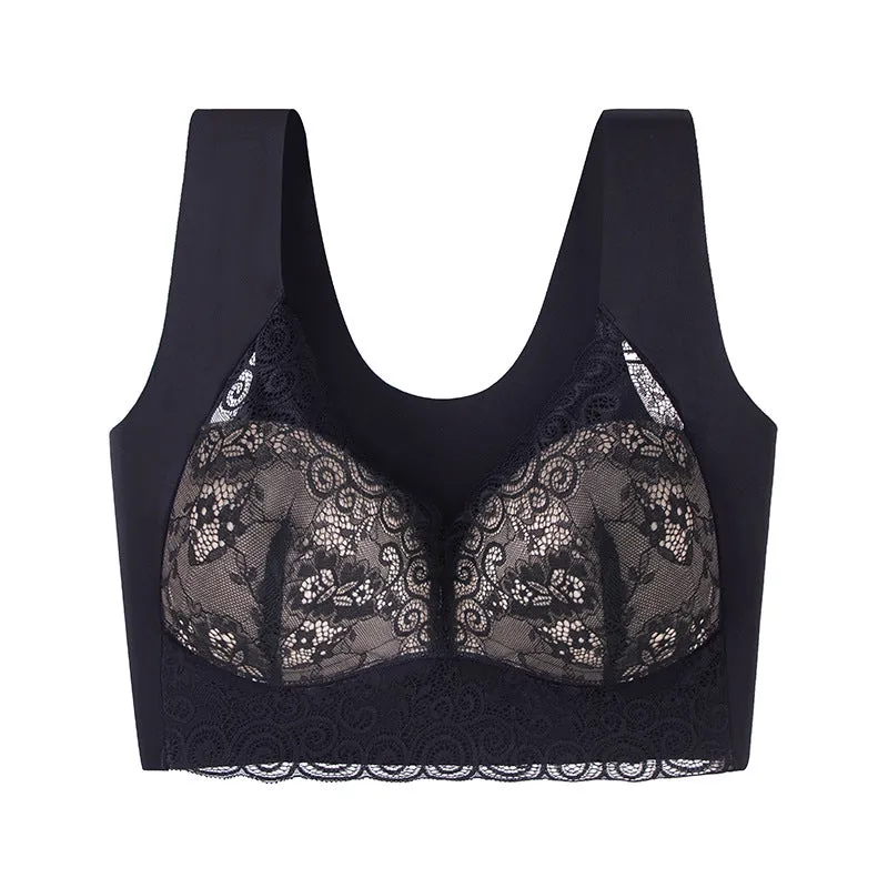 Seamless thin sports bra