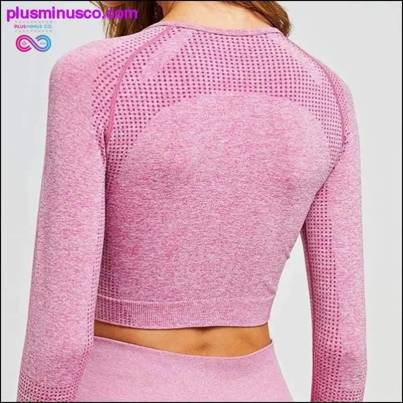 Seamless Yoga Set Gym Clothing Fitness Leggings Cropped
