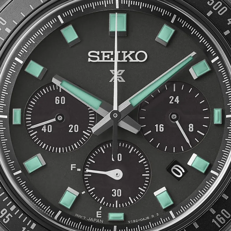 Seiko Prospex Black Series Night Vision Solar Speedtimer Chronograph - SSC923P1