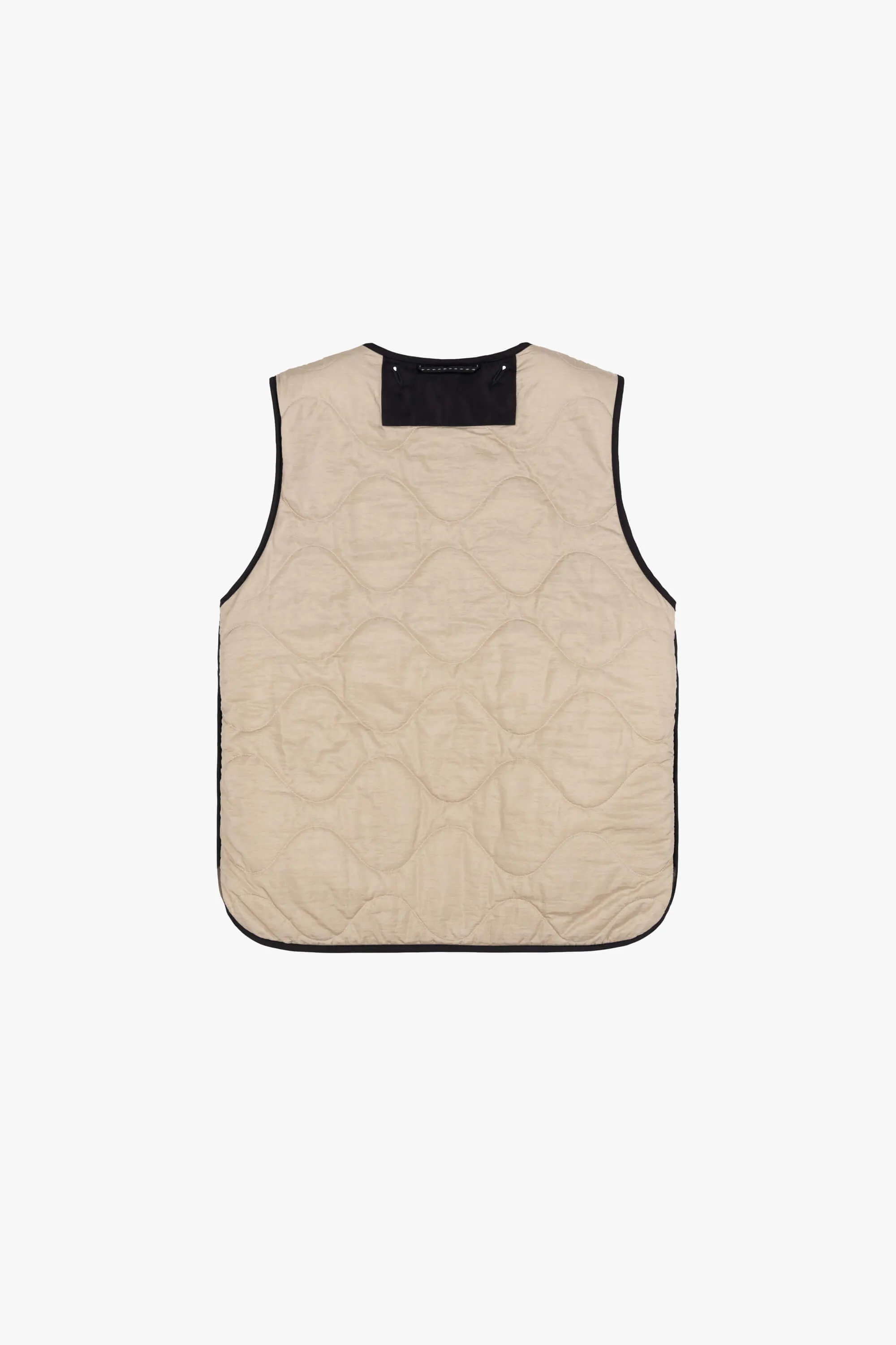 Shearling Quilt Liner - Dark Olive / Stone