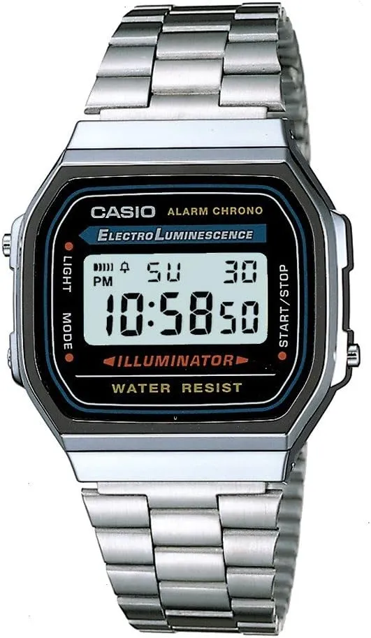 Silver Timex Casio Wristwatch