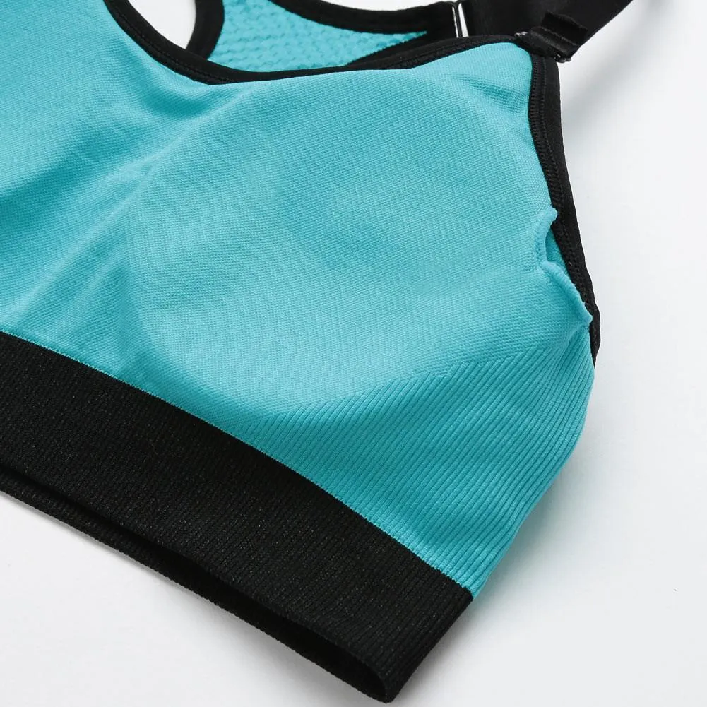 Sky Blue Wirefree Sports & Jim,Yoga Bra For Ladies -Girls Sports Bra - By Lubunie
