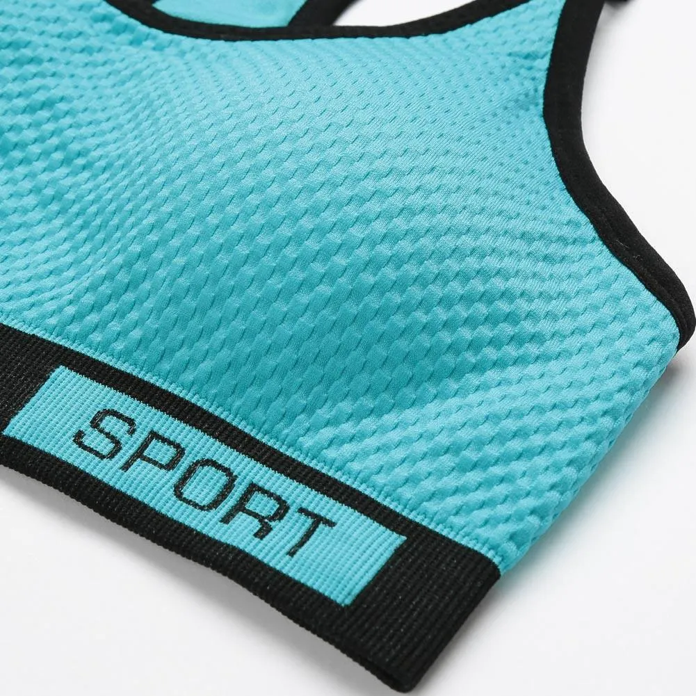 Sky Blue Wirefree Sports & Jim,Yoga Bra For Ladies -Girls Sports Bra - By Lubunie