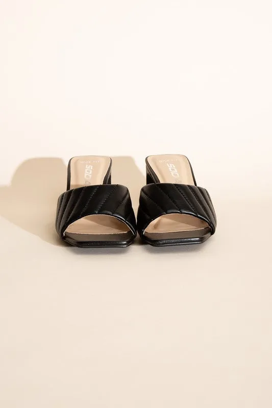 Slide Mule Heels