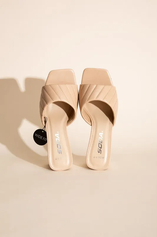 Slide Mule Heels