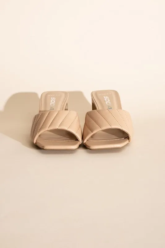 Slide Mule Heels