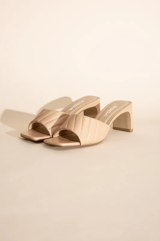 Slide Mule Heels