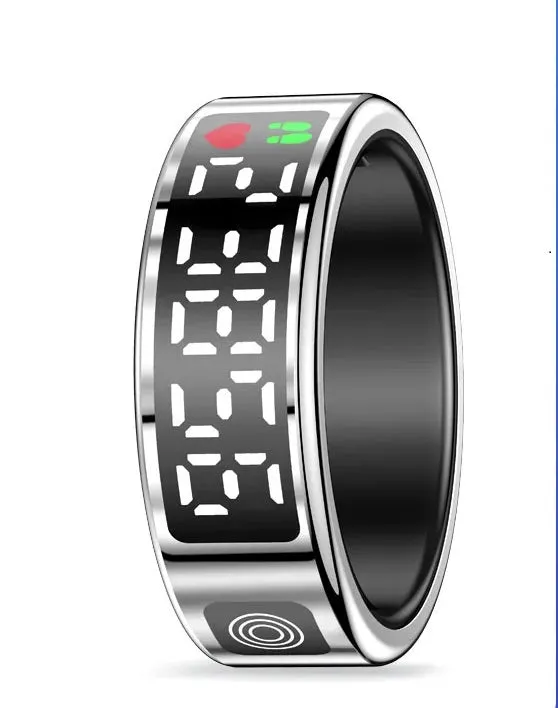 Smart Health Monitoring Ring – Heart Rate, Blood Oxygen & Multi-Sport Tracking in a Sleek Waterproof Design