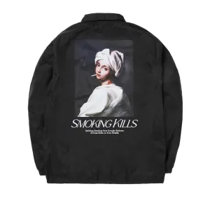 Smoking Art Coach Jacket FRJ120 Black