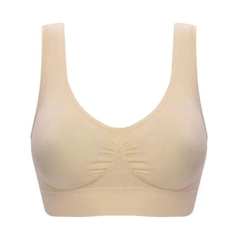 Solid Color Sports Bras Breathable Bralette