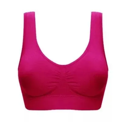 Solid Color Sports Bras Breathable Bralette