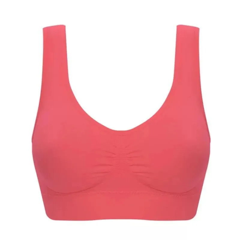 Solid Color Sports Bras Breathable Bralette